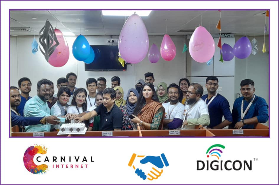 Carnival Internet added as Digicon’s valuable client